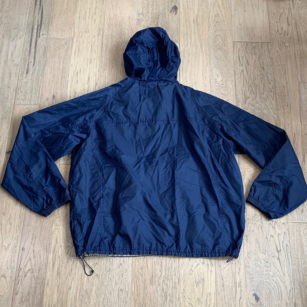 Vintage L.L. Bean Classic Men’s XL Tall Blue Nylon Pullover Windbreaker - Picture 11 of 11